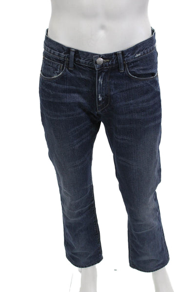 Agave Mens Dark Blue Straight Cotton Jeans Size 31