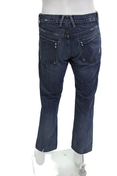 Agave Mens Dark Blue Straight Cotton Jeans Size 31