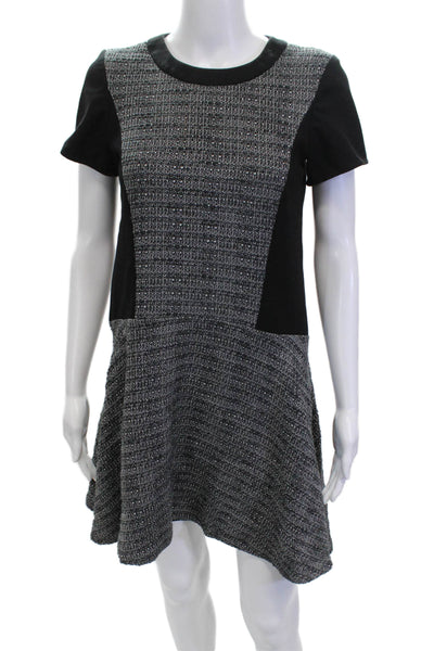 Madewell Womens A-Line Fit & Flare Knee Length Black Dress Size 0