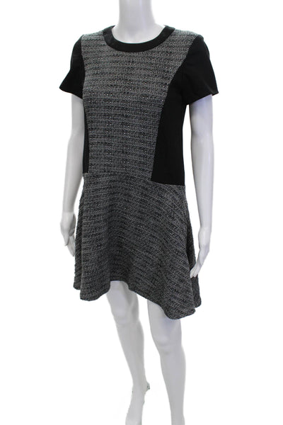 Madewell Womens A-Line Fit & Flare Knee Length Black Dress Size 0