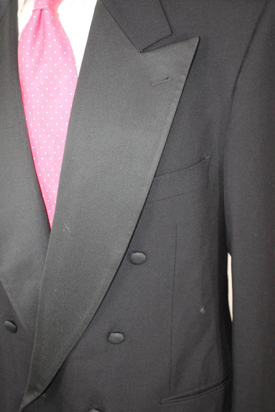 Joseph Abboud Mens Tuxedo Blazer Black 100% Wool Big Tall Size 43