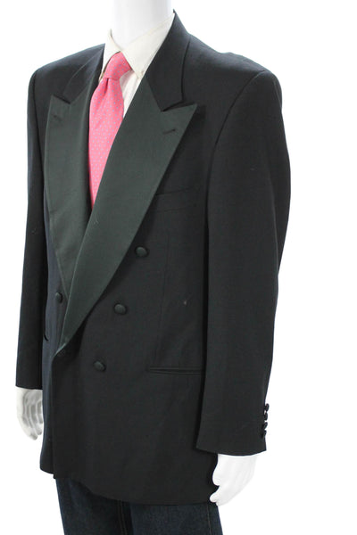 Joseph Abboud Mens Tuxedo Blazer Black 100% Wool Big Tall Size 43