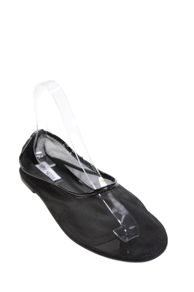 Steve Madden Womens Slide On Meadow Ballet Flats Black Size 8 Medium