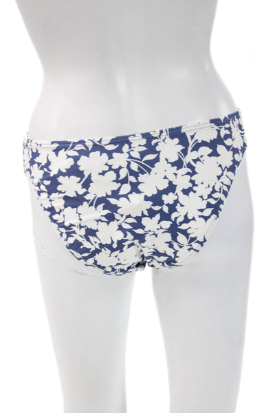Michael Michael Kors Womens Blue Floral Bikini Bottoms Size S