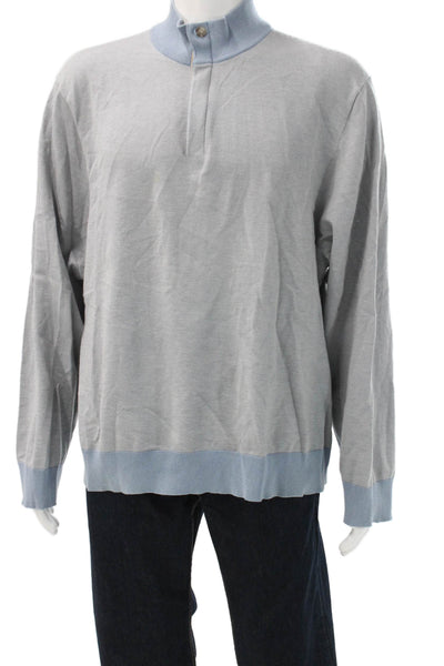 The Men's Store at Bloomingdale's Mens Pullover Gray Cashmere Size 2XL