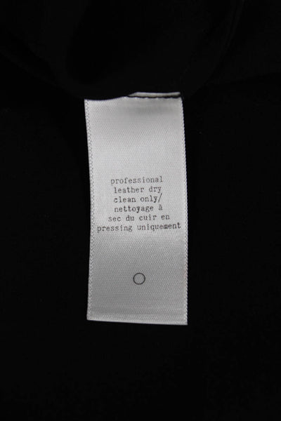 Rag & Bone Women Basic Black T-Shirt Short Sleeve Round Neck Size S