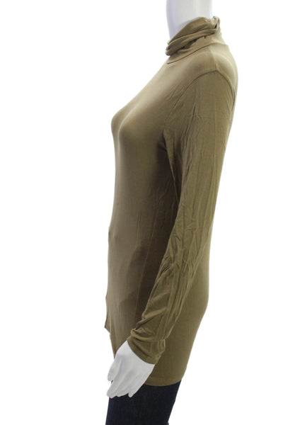 The Simple Folk Women Brown Turtleneck Tunic Long Sleeve Size M