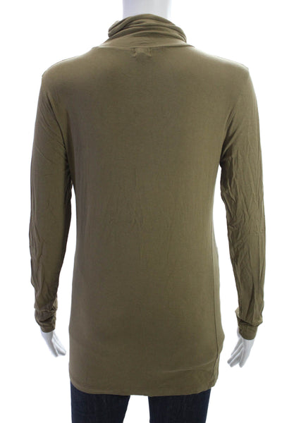 The Simple Folk Women Brown Turtleneck Tunic Long Sleeve Size M