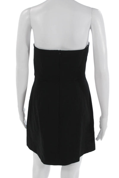 French Connection Women Mini Fit & Flare Dress Black Size 6