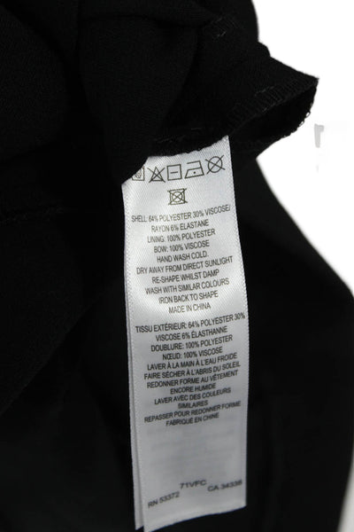 French Connection Women Mini Fit & Flare Dress Black Size 6