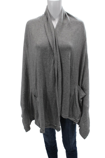 Lululemon Womens Pockets Shawl Scarf Gray Size OS
