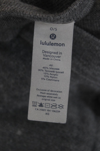 Lululemon Womens Pockets Shawl Scarf Gray Size OS