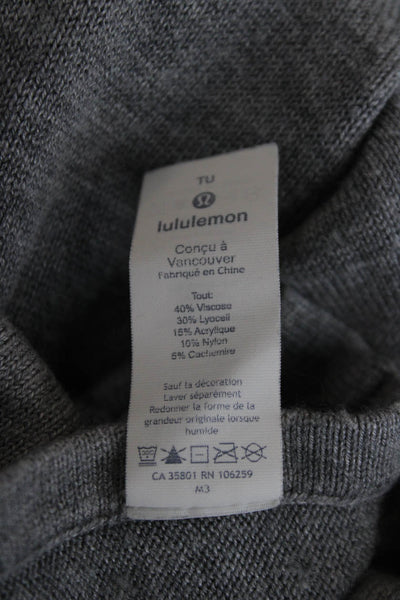 Lululemon Womens Pockets Shawl Scarf Gray Size OS