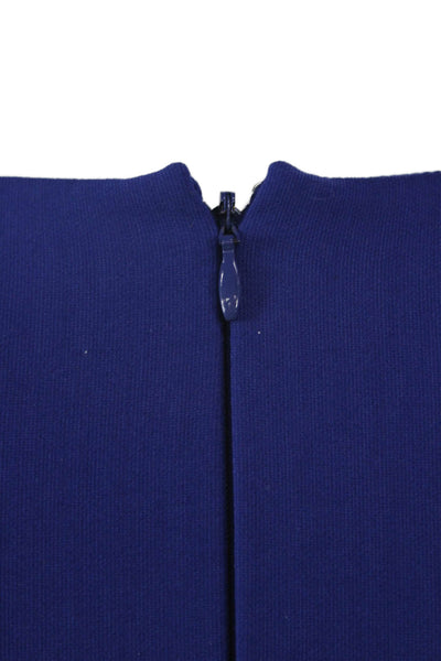 Elizabeth & James Womens Bodycon Sheath Dress Blue Sleeveless Round Neck Size 2