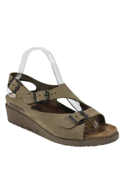 Eileen Fisher Womens Wedge Heel Ankle Strap Espadrilles Sandals Black Size 9.5