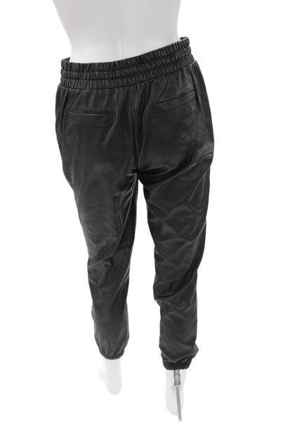 Philanthropy Women Jogger Pants Black Drawstring Size S