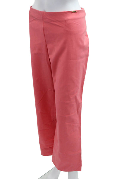 St. John By Marie Gray Women Cropped Dress Pants Pink Size 16