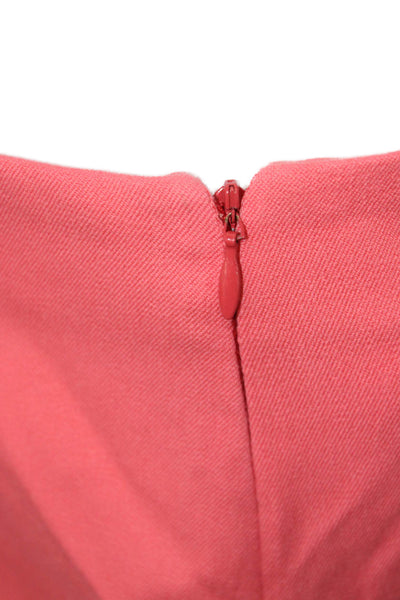 St. John By Marie Gray Women Cropped Dress Pants Pink Size 16