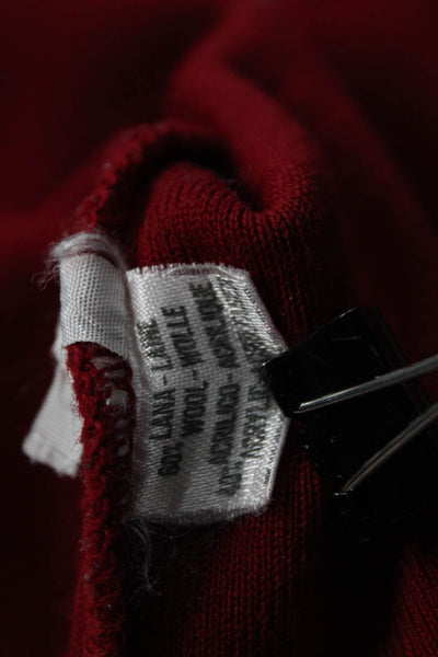 Paul & Shark Womens Pullover Sweatshirt Red Wool Acrylic Size XL