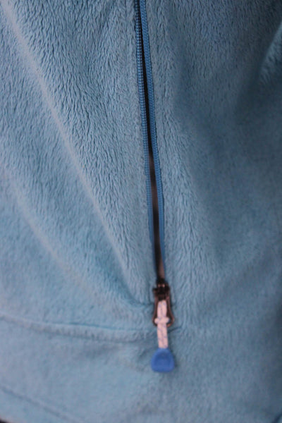 Mountain Hard Wear Womens Windbreaker Light Blue Polyester Zip Collared Size S