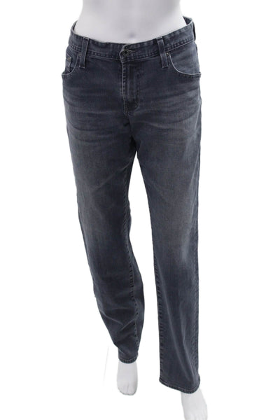 AG Adriano Goldschmied Mens Straight Dark Gray Jeans Size 32
