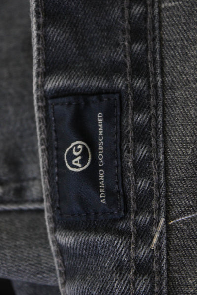 AG Adriano Goldschmied Mens Straight Dark Gray Jeans Size 32