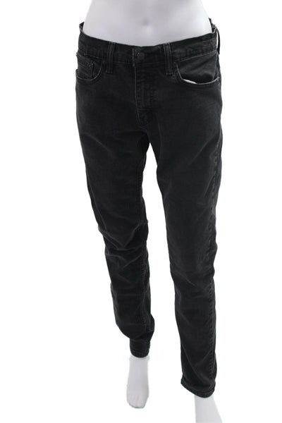 Levi's Mens Straight Tapered Black Jeans Size 32