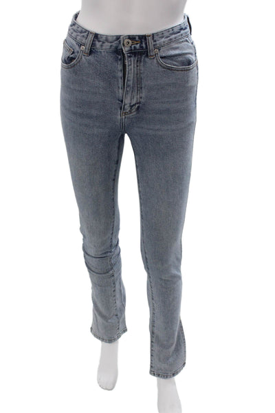 Something Navy Women Skinny Gray Mid Rise Jeans Inseam 32in Size 0