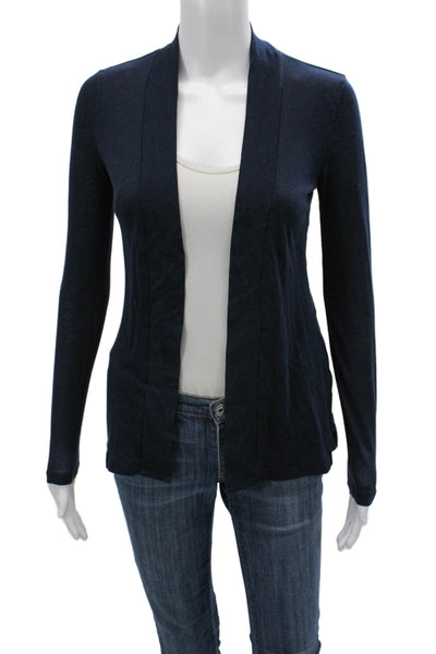 J Crew Womens Dark Blue Cardigan Long Sleeve Size XS