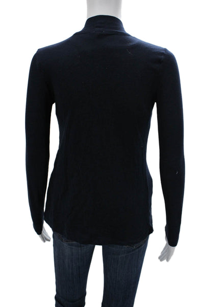 J Crew Womens Dark Blue Cardigan Long Sleeve Size XS
