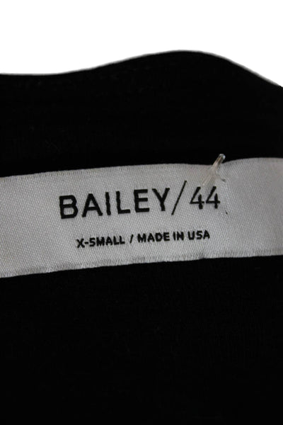 Bailey 44 Womens Black Poly Spandex Turtleneck Long Sleeve Top Size XS