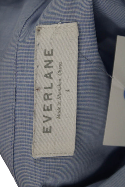Everlane Mens Light Blue Cotton Button-Down Shirt Long Sleeve Size 4