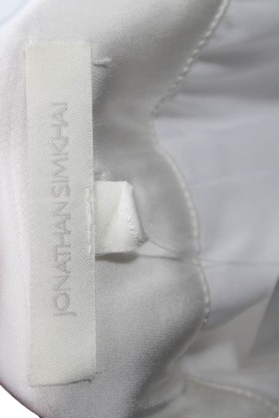 Jonathan Simkhai Women Dress Pants White Size 0