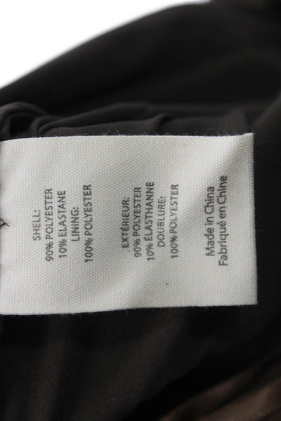 L Agence Women Brown Mini Skirt Size 0