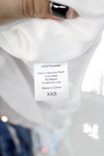 Lucy In the Sky Womens Bodycon Mini Dress White Lace Up Sleeveless Size 2XS