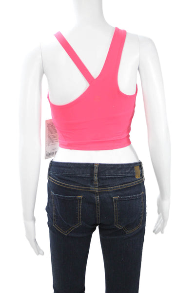 Lululemon Women Cropped Pink Tank Sleeveless Size 0