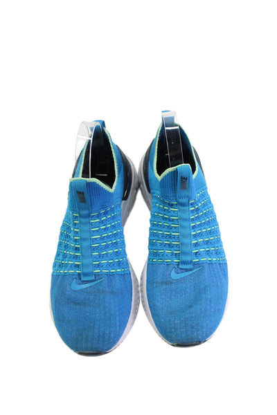 Nike Womens Knit Slip On Low Top Running Sneakers Blue Size 8