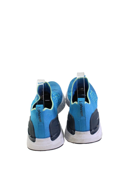 Nike Womens Knit Slip On Low Top Running Sneakers Blue Size 8