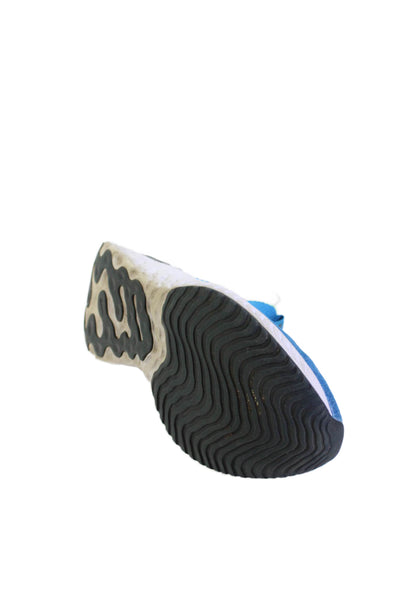 Nike Womens Knit Slip On Low Top Running Sneakers Blue Size 8