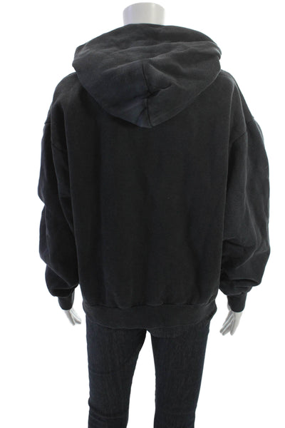 Jack Womens Pullover Hoodies 90s Graphic Black 100% Cotton Size M