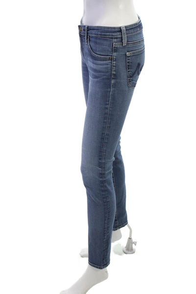 AG Adriano Goldschmied Women Skinny Jeans Blue Mid Rise Size 26