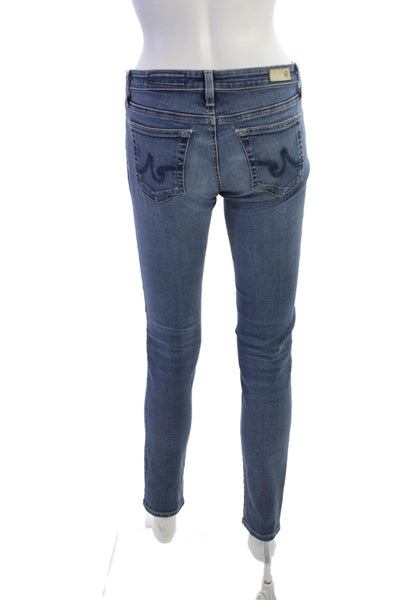 AG Adriano Goldschmied Women Skinny Jeans Blue Mid Rise Size 26