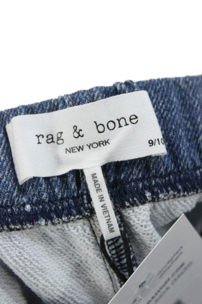 Rag & Bone Girls Elastic Waist Tapered Leg Jogger Pants Blue Size 9/10