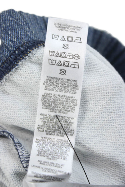 Rag & Bone Girls Elastic Waist Tapered Leg Jogger Pants Blue Size 9/10