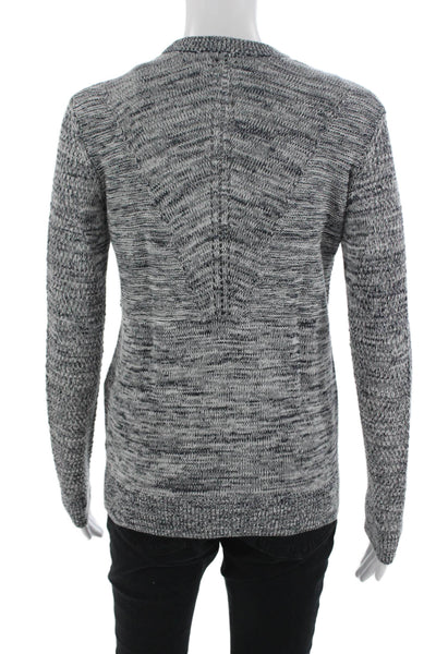 Vince Womens Gray Pullover Sweater Crew Neck Long Sleeve Cotton Rayon Size 2XS