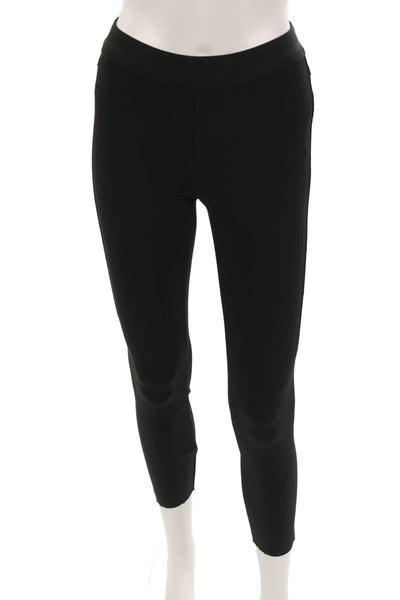 J Brand Women Ankle Jeggings Black Zip 24in Inseam Size XS