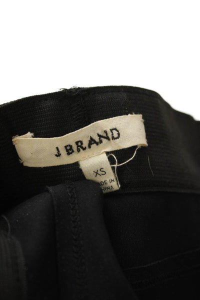 J Brand Women Ankle Jeggings Black Zip 24in Inseam Size XS