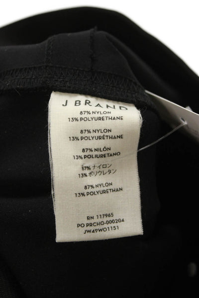 J Brand Women Ankle Jeggings Black Zip 24in Inseam Size XS