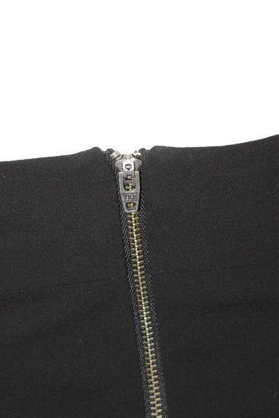 Helmut Helmut Lang Womens Black Wrap Mini Skirt Petite Polyester Size 0P