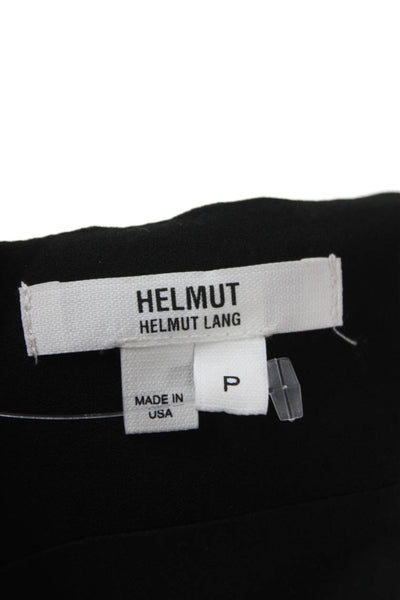 Helmut Helmut Lang Womens Black Wrap Mini Skirt Petite Polyester Size 0P